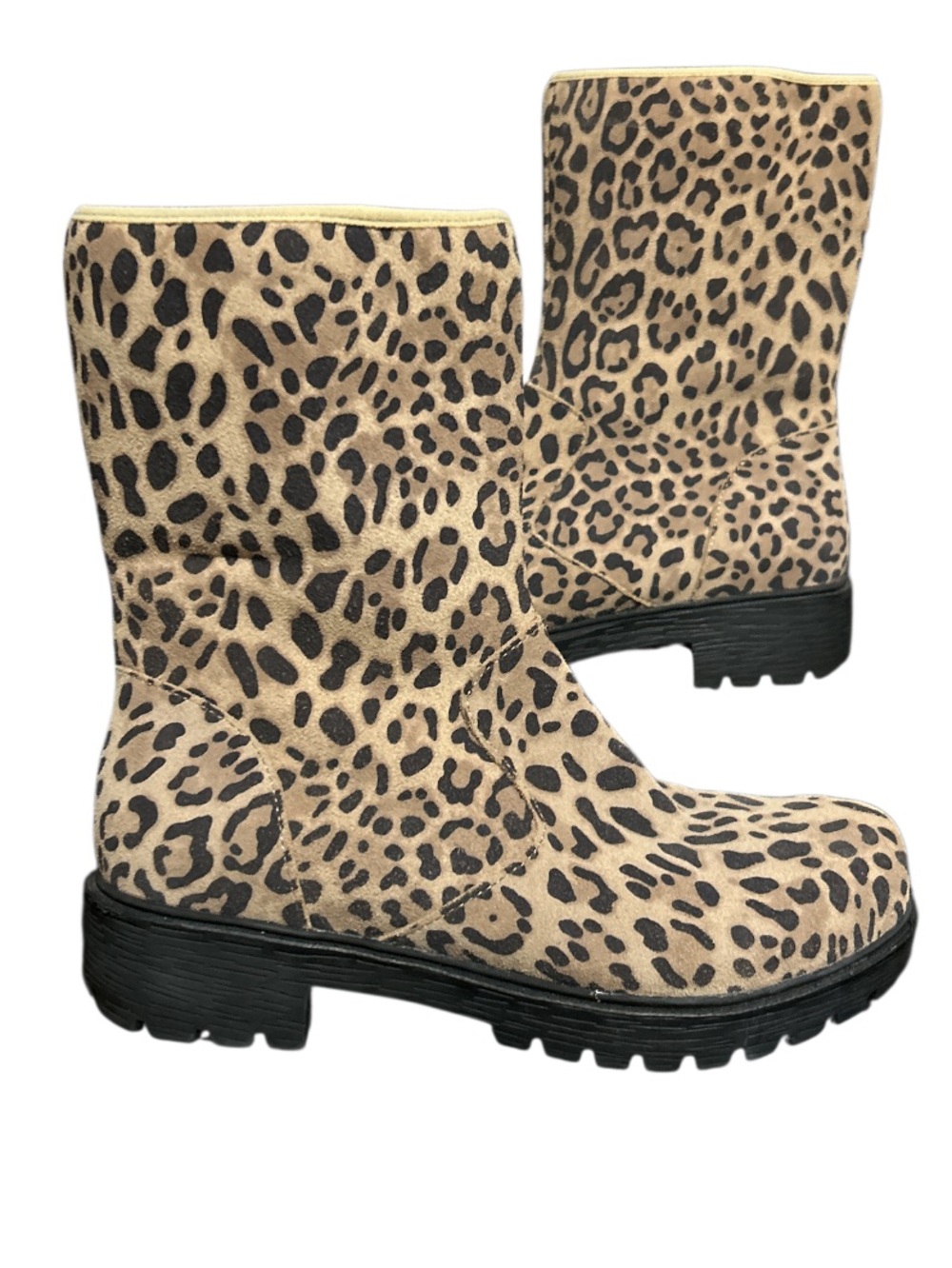 Alegria Chalet Savage Animal Print Boots Size 38